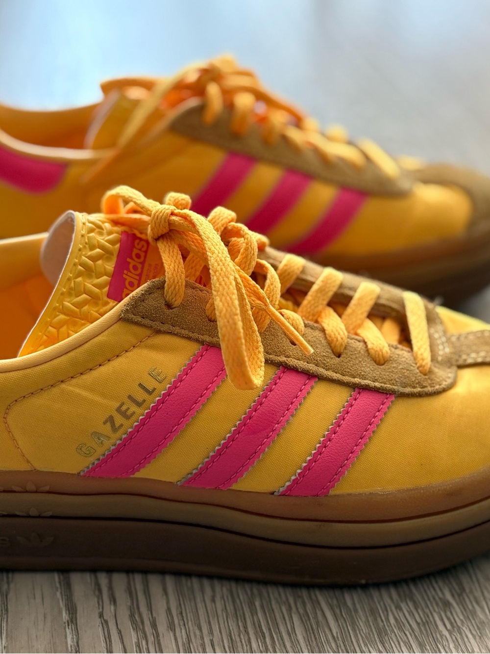 Adidas Gazelle Bold β Spark / Lucid Pink β Womenβs US 6.5
